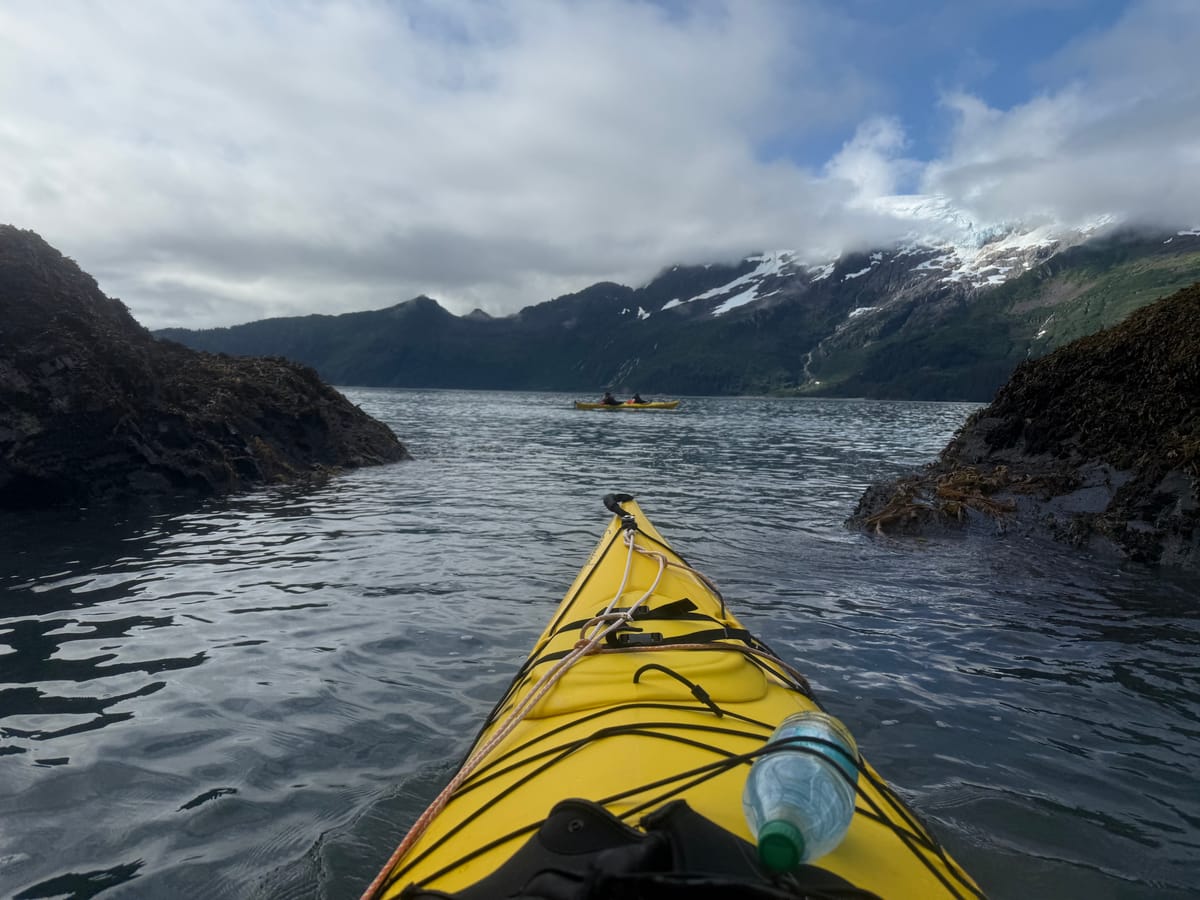 Glaciers are further than they appear