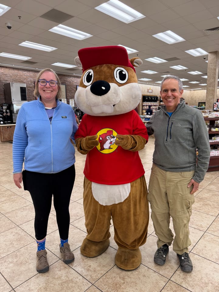 We met Buc-ee